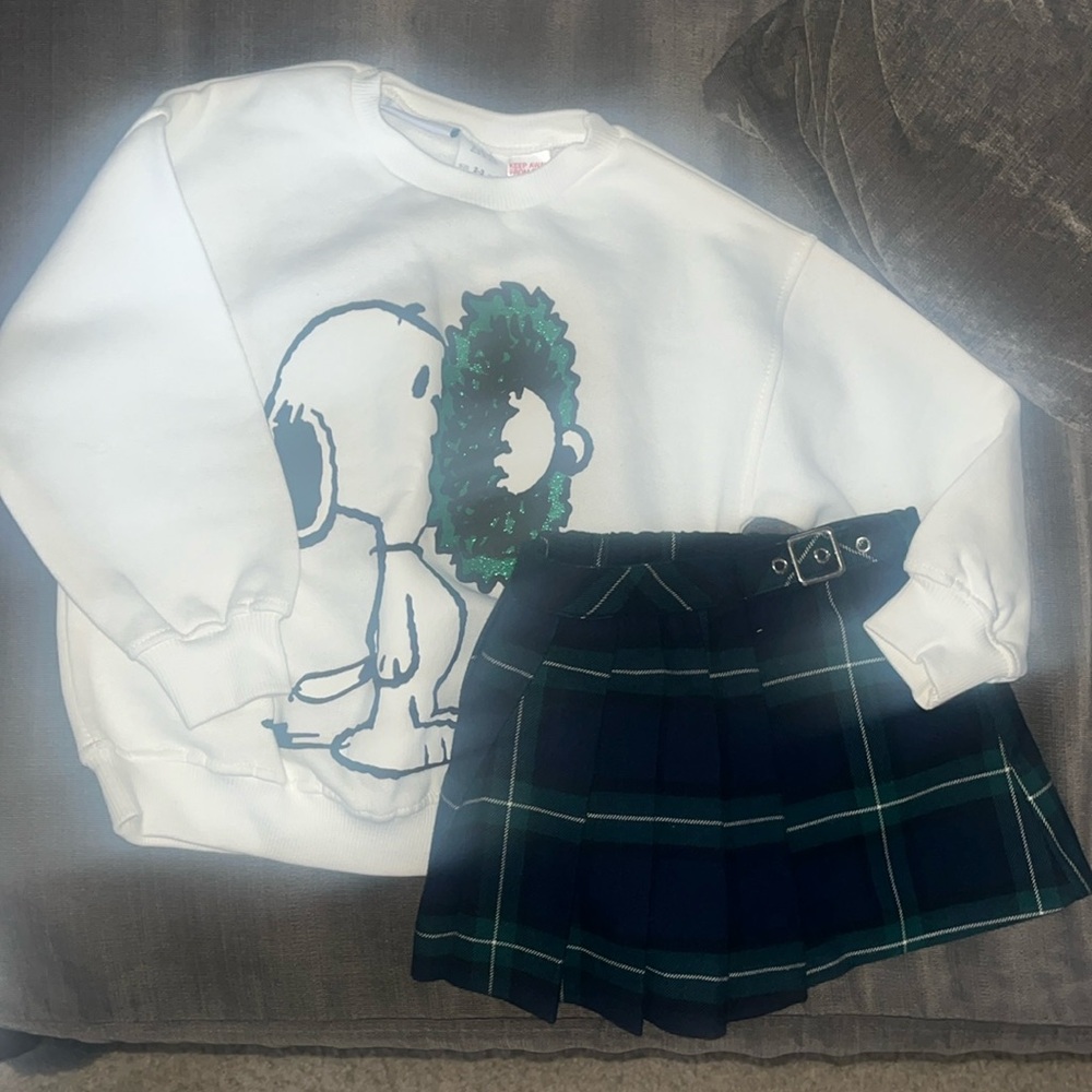 Zara sweater and skirt brand new w tags